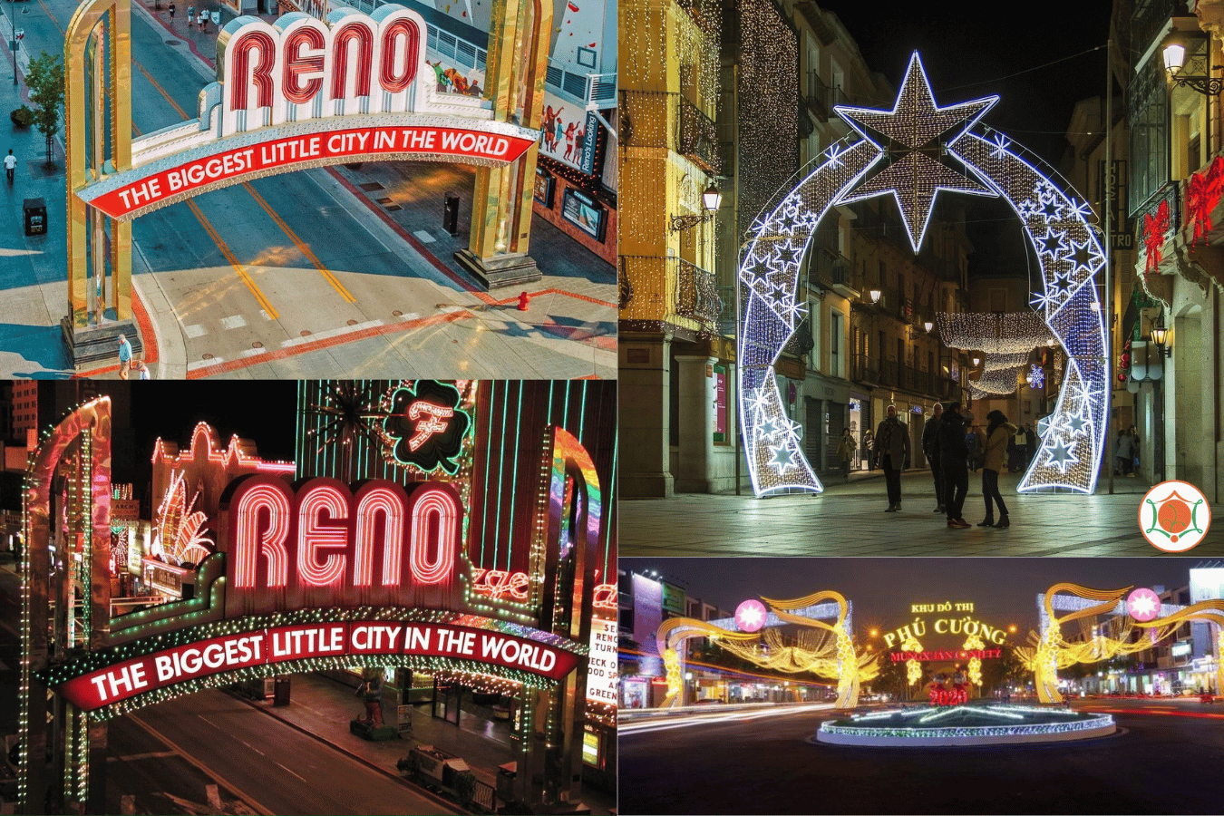 Led trang trí đường phố