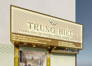 Bảng hiệu tiệm vàng